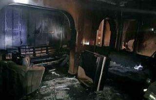 Elektrikli soba evi küle çevirdi