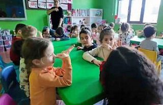 Emniyet personeli çocuklarına yönelik ana sınıfı...