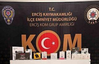 Erciş’te kaçakçılık operasyonu