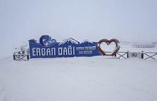 Ergan Dağı’nda kar rekoru: 2. etap teleski hattı...