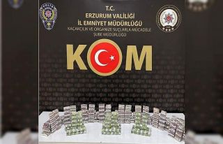 Erzurum’da bin 500 adet gümrük kaçağı botoks...