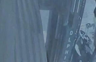 Forkliftli hırsız kamerada