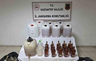 Gaziantep’te 135 litre sahte alkol ele geçirildi:...