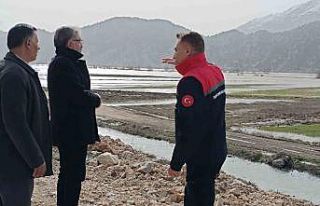 Gembos Ovası’nda taşkın sonrası inceleme