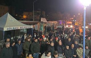 Gölbaşı’nda deprem şehitleri gözyaşlarıyla...