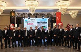 Halk Otobüsçüleri Odası’nda Hayrullah Şahin...