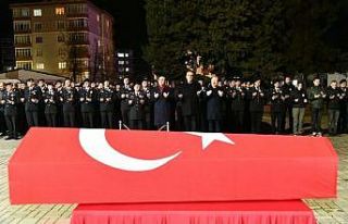 Hayatını kaybeden jandarma uzman çavuş için tören...
