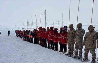 Hesarek Kayak Merkezi’nde gerçeğini aratmayan...