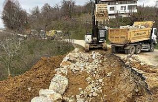 Heyelan bölgelerine anında müdahale