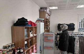 Hınıs adliyesinde sosyal market açıldı