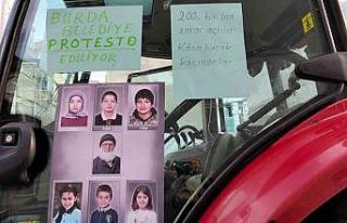 İki yıldır çözüm bulamadı, traktörüyle Bafra...