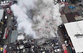 İkitelli Atatürk Sanayi Sitesi’nde yangın