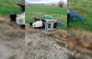 Isparta’da şarampole yuvarlanan traktörün sürücüsü...