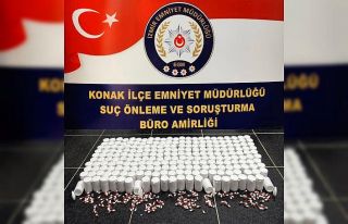 İzmir’de yarım milyona yakın uyuşturucu hap...