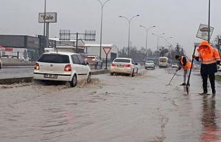 Kahramanmaraş’ta sağanak etkili oluyor