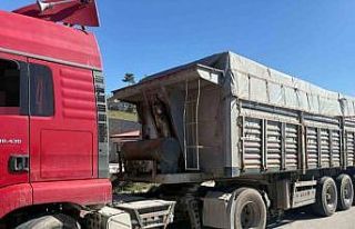 Kantara girmeyen tıra 48 bin 70 TL ceza