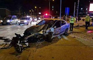 Karaman’da polisten kaçan şüpheliler kaza yaptı:...