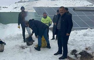 Kars’ta köylüler, içmesuyu için kurdukları...