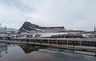 Kars’ta Şubat ayında karlar eriyor