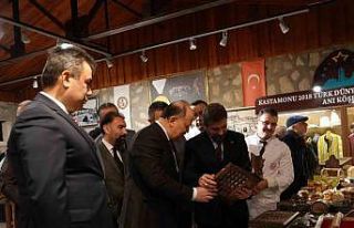 Kastamonu’da ahşap sanatıyla yapılan ürünlere...