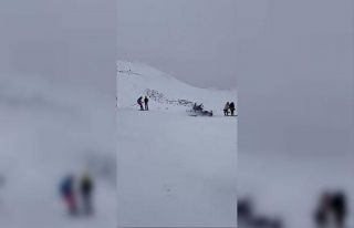 Kayak merkezinde kaza: 6 yaralı