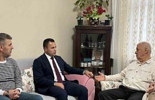 Kaymakam Uzan’ın ilk ziyareti şehit ailesi oldu