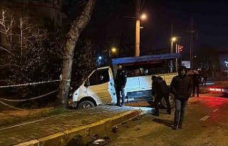 Kazada savrulan stepne ile ağır yaralanan kadın...