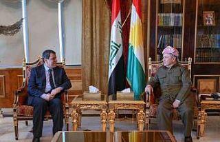 KDP Başkanı Barzani, SDG elebaşı Mazlum Abdi ile...