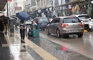 Kilis’te yağış etkili oluyor