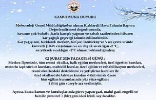 Kırklareli merkez, Kofçaz, Demirköy ve Vize’de...