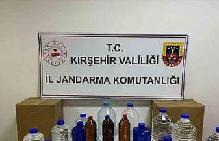 Kırşehir’de kaçak alkol operasyonu