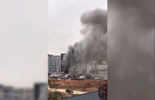 Konteyner kentte korkutan yangın