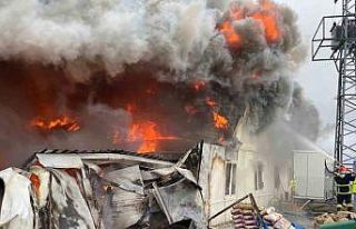 Konteyner yatakhane alevlere teslim oldu