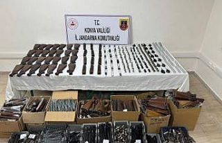 Konya’da jandarmadan 7 ayrı silah operasyonu: 3...