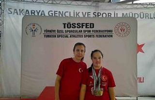 Köyceğizli yüzme sporcusu Oral, madalyaları topladı