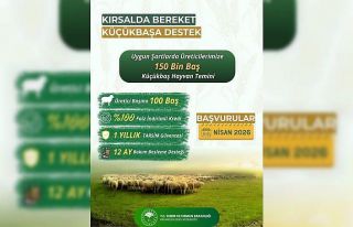 Küçükbaş üreticilerine "Kırsalda Bereket"...