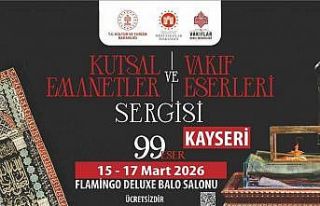 Kutsal emanetler Kadir Gecesi Kayseri’de
