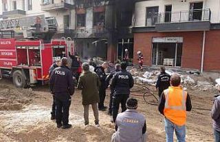 Malatya’da şantiyede korkutan yangın