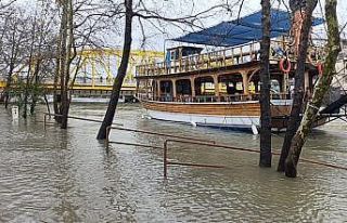 Manavgat ırmağında  yağmur alarmı