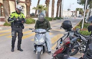 Manisa’da 54 motosiklet trafikten men edildi