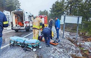 Manisa’da trafik kazası: 2 yaralı