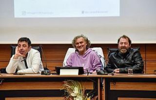 Meçhul Paşa oyuncuları OMÜ’de öğrencilerle...