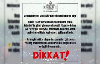 Meteorolojiden İstanbul için fırtına uyarısı