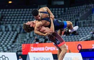 Milli güreşçi Yüksel Sarıçiçek Zagreb’te...