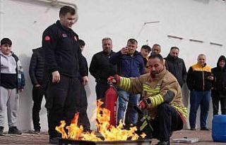 Minikler acil durum ve müdahale yöntemlerini öğrendi