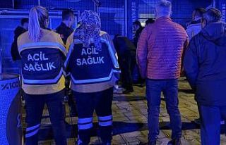 Motosiklet kazasında yaralanıp hastaneye gitmek...