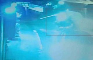 Motosikletli gencin hayatını kaybettiği kaza kamerada