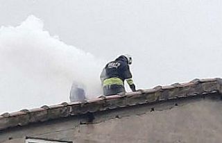 Muratlı’da baca yangını korkuttu