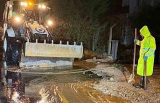 MUSKİ ekiplerinden anında müdahale