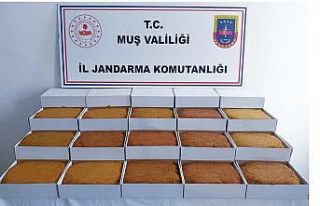 Muş’ta 45 kilo kaçak tütün ele geçirildi